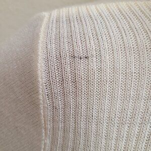 VENUS ribbed knit sweater - sz L - stained